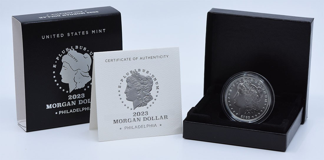 2023 Morgan Silver Dollar in Original Government Packaging