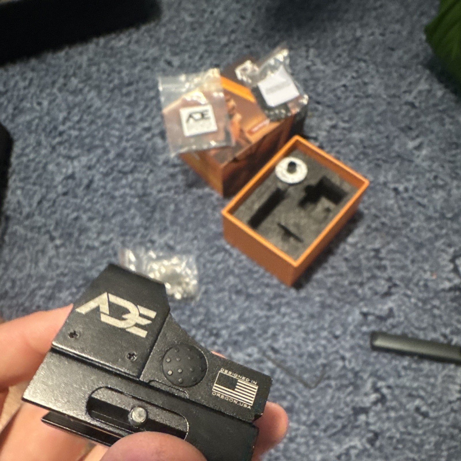 Advanced Optics Tactical Reflex red Dot Sight adjustable brightness