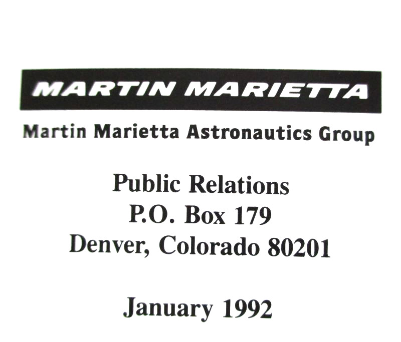 Mars Observer Mission & Why Mars? Booklets - NASA & Martin Marietta - 1992