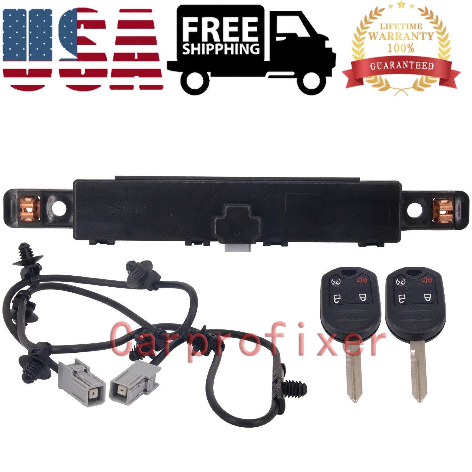Remote Start System w/ 2 Car Key BC3Z19G364A Fits Ford F250 F350 F450 Super Duty