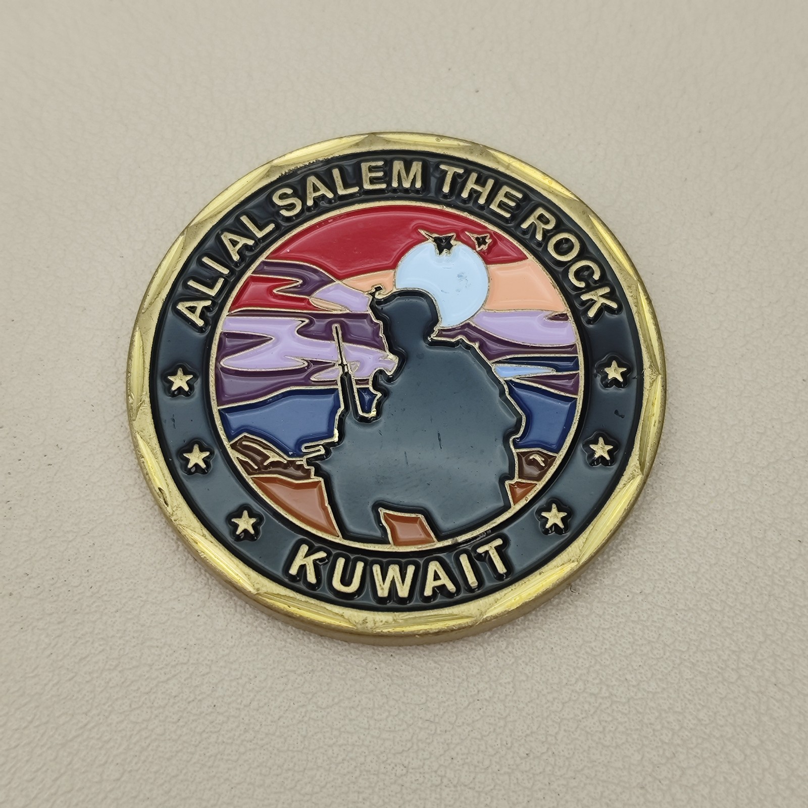 Kuwait Alial Salem the Rock New Dawn Operation Challenge Coin
