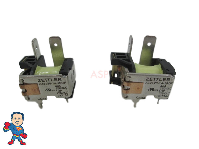 Spa Hot Tub Balboa Board Relay (2) Zettler 15V Double Tab SPST Video How To