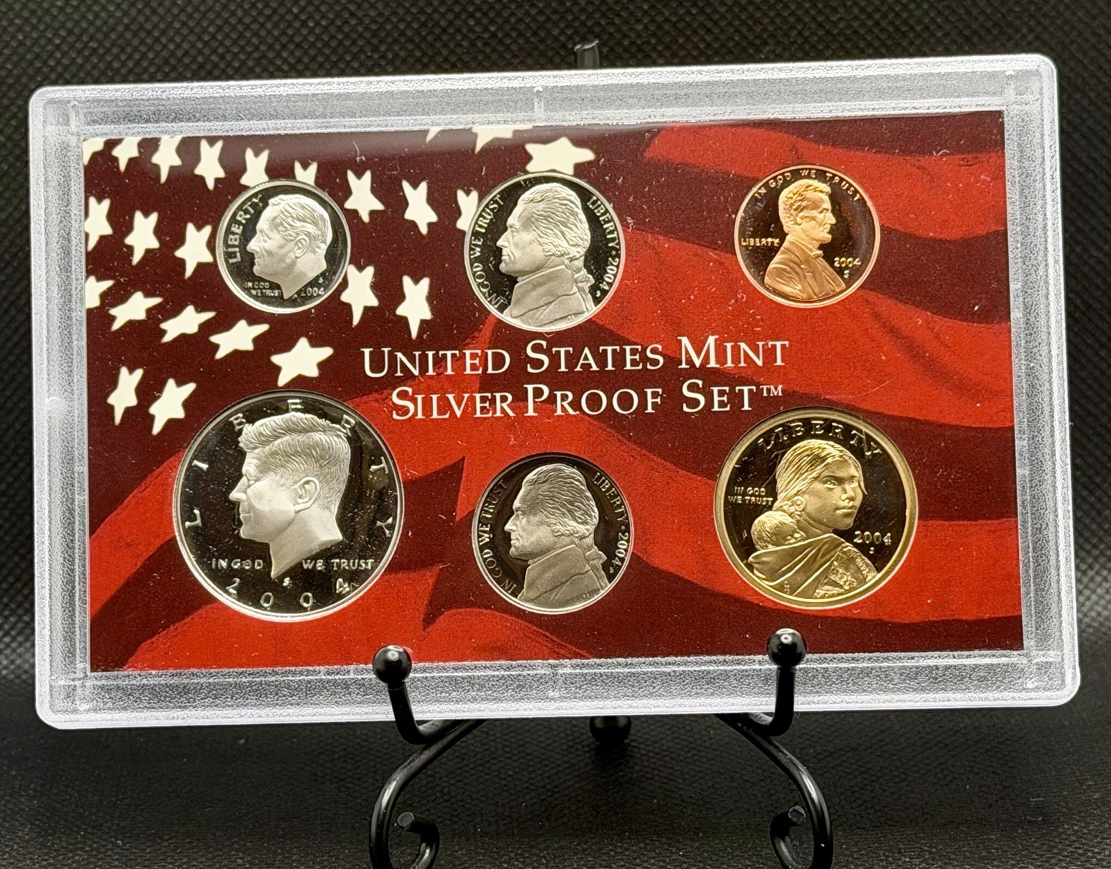 2004 U.S. Mint Silver Proof Set | 10-Coin 90% Silver Proof Set | OGP & COA
