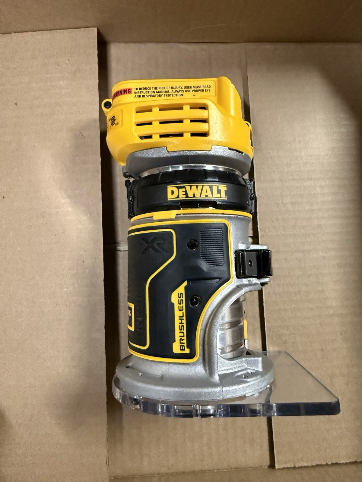 DEWALT DCW600 20V XR Brushless Compact Router, Li-Ion Battery Powered