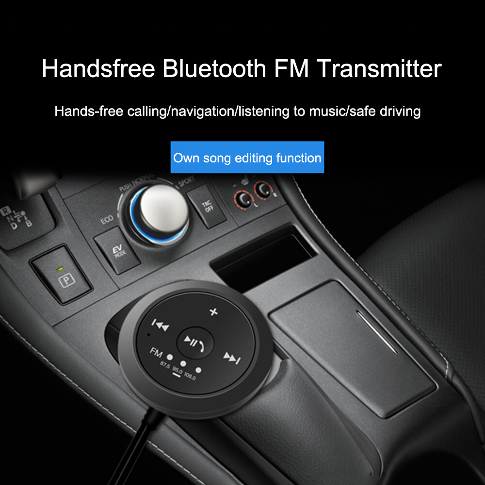 Wireless Bluetooth Receiver FM Transmitter Adapter USB AUX Plug For Car Audio