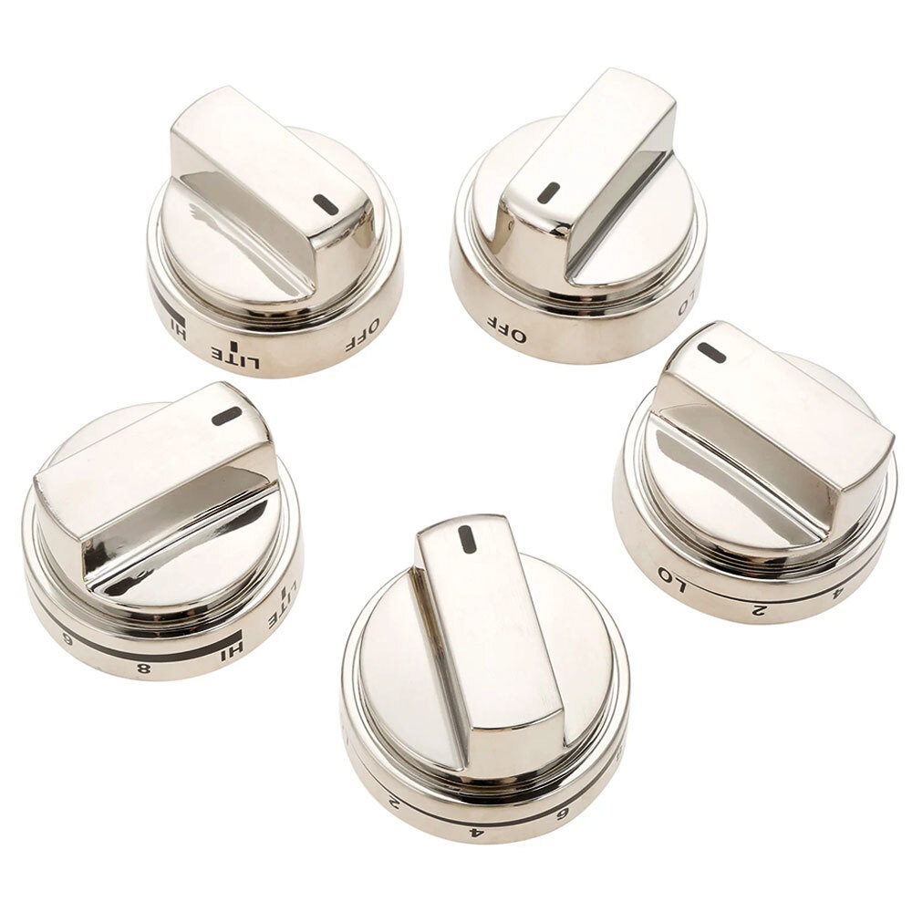 5 PCS Burner Knob Compatible with LG Range LDG3015ST LRG3093ST LRG3081ST