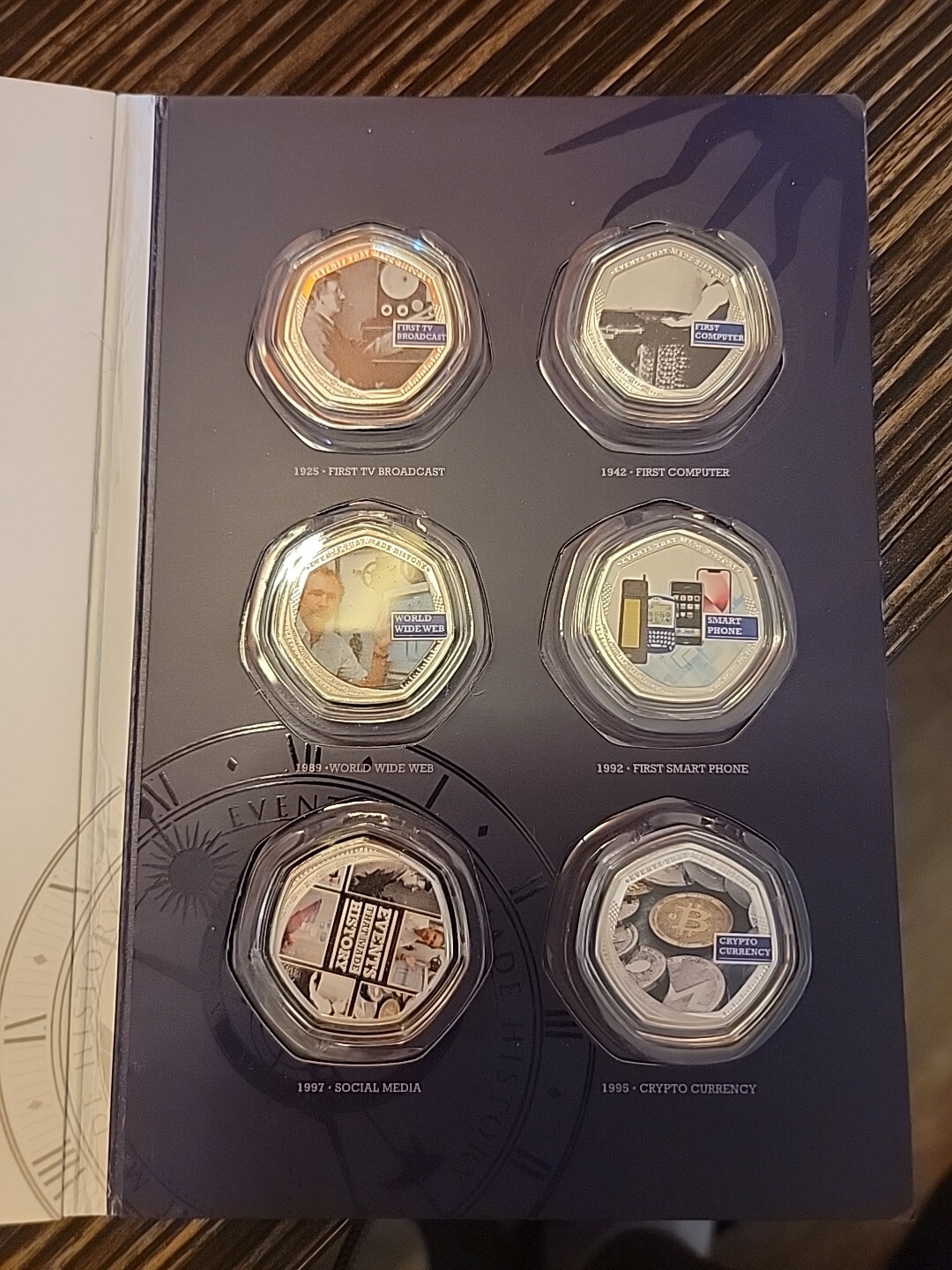 Collectable Coins Events That Made History Technology The Web Computer TV Crypto