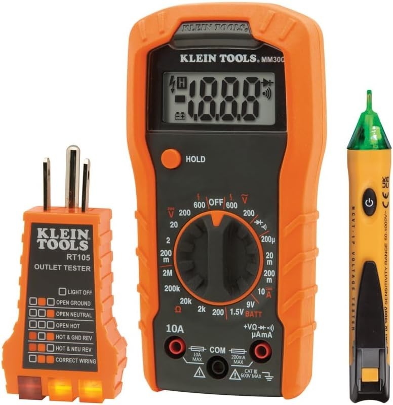 Klein Tools Electrical Testing Set - Multimeter, NCVT, RT105