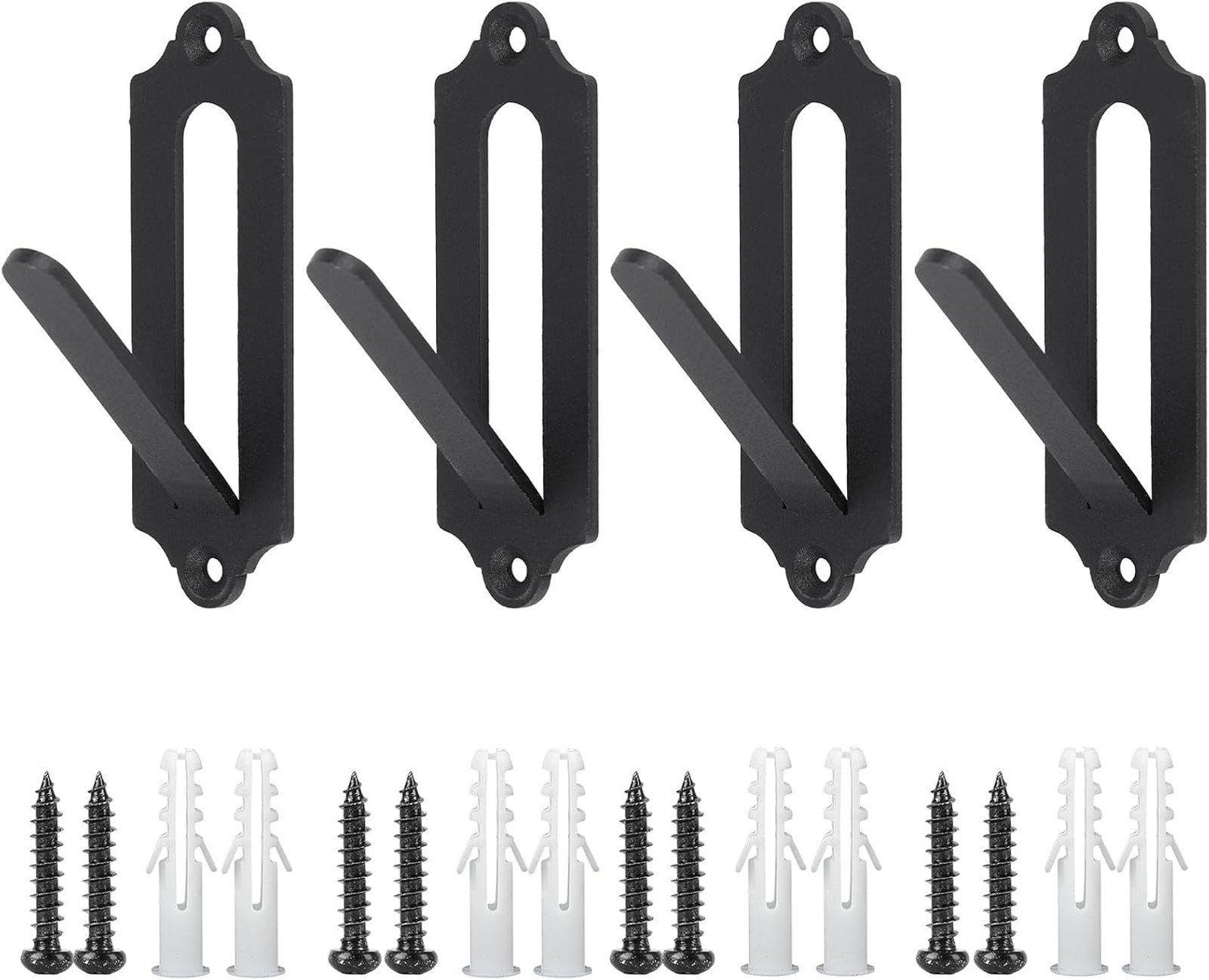 European Mount Skull Hanger Set Stainless Steel Wall Mount for Deer Mule