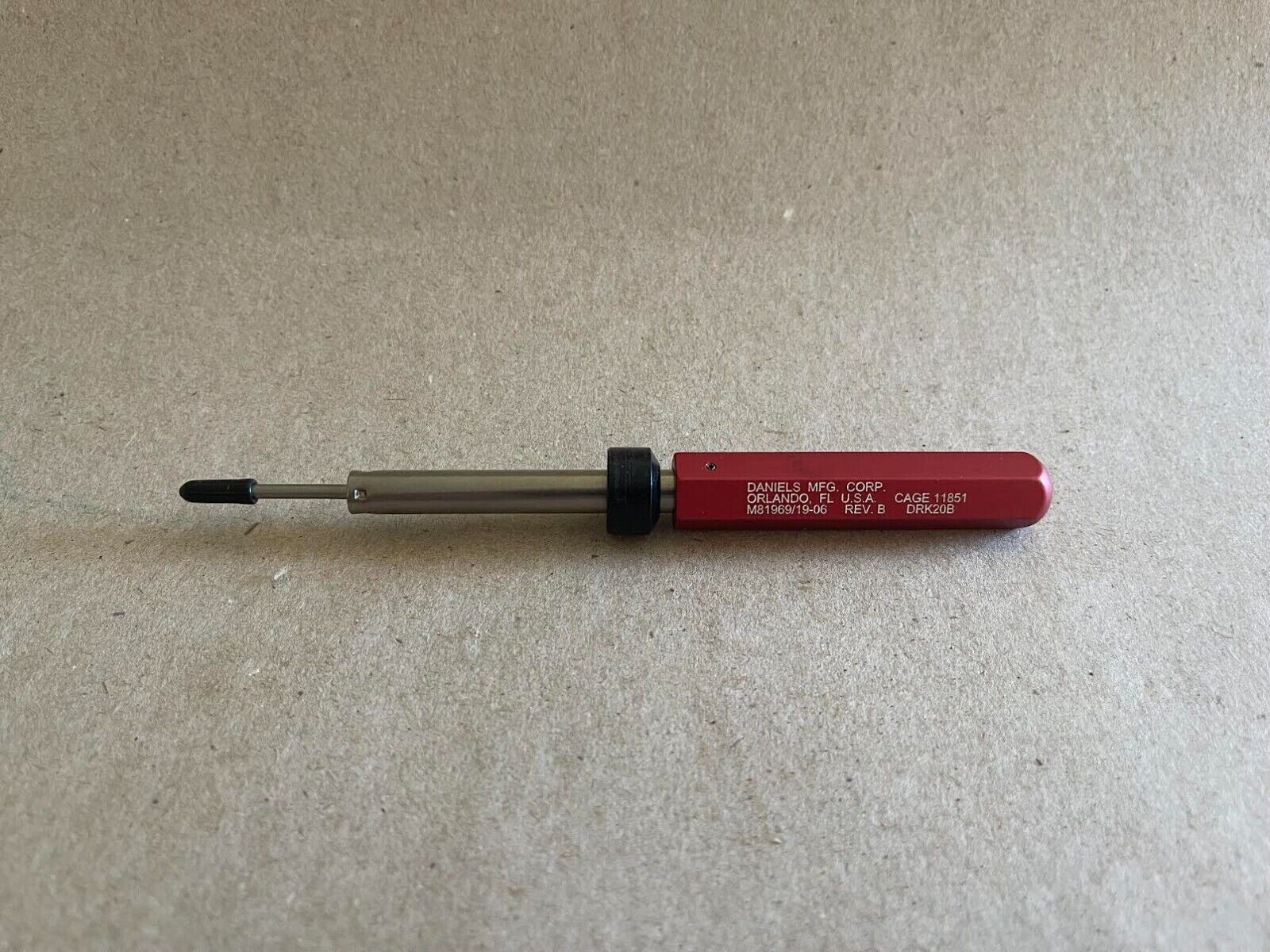 Daniels DMC DRK20B Removal Tool  (M81969/19-06 REV B)
