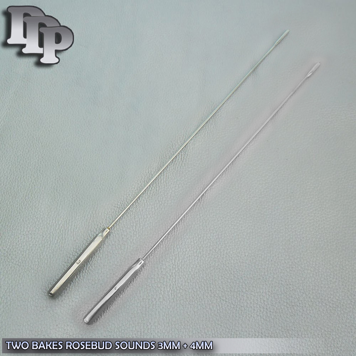Two Pcs Bakes Rosebud Urethral Sounds 3MM & 4MM