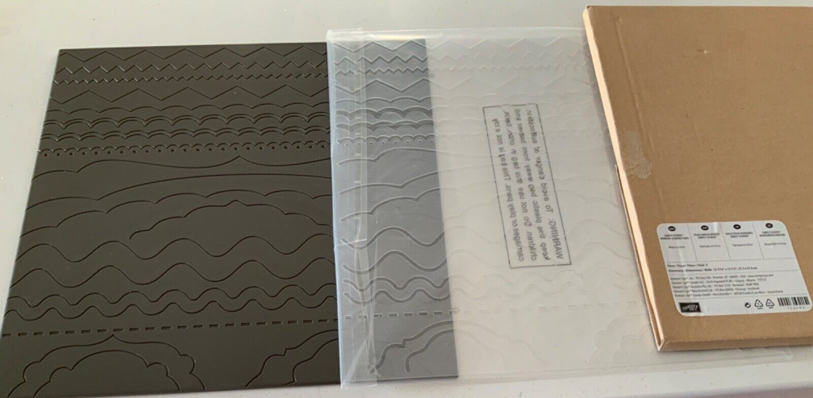 NEW STAMPIN UP SIMPLY SCORED BORDERS SCORING PLATE, SCRAPBOOKING CARD MAKING