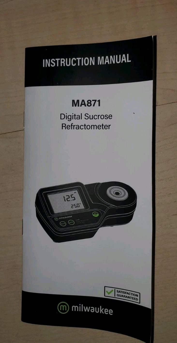 Milwaukee Digital Brix MA871 Refractometer