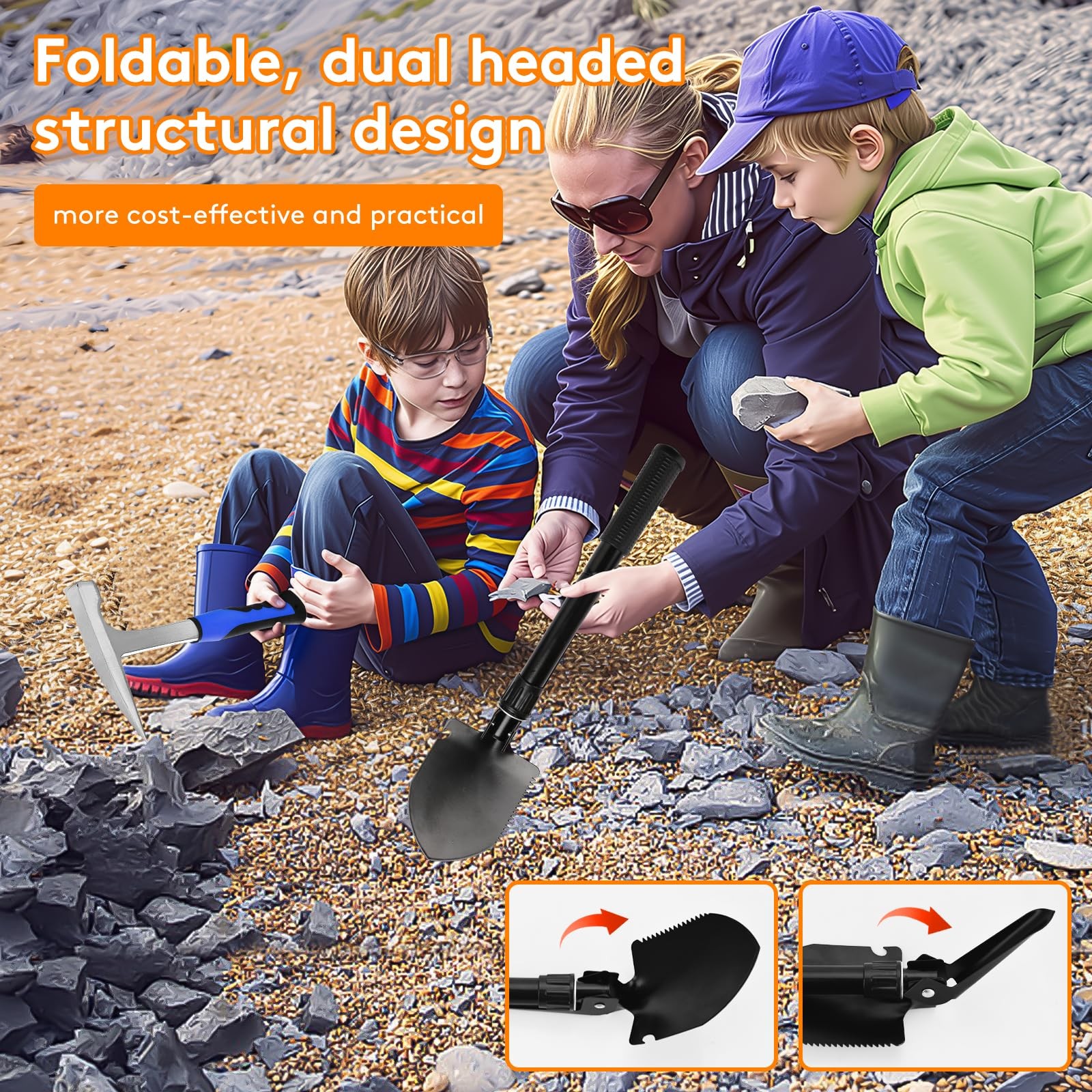 27pcs Geology tool kits，Rock mining tools，Rock hounding tools with exquisite ...