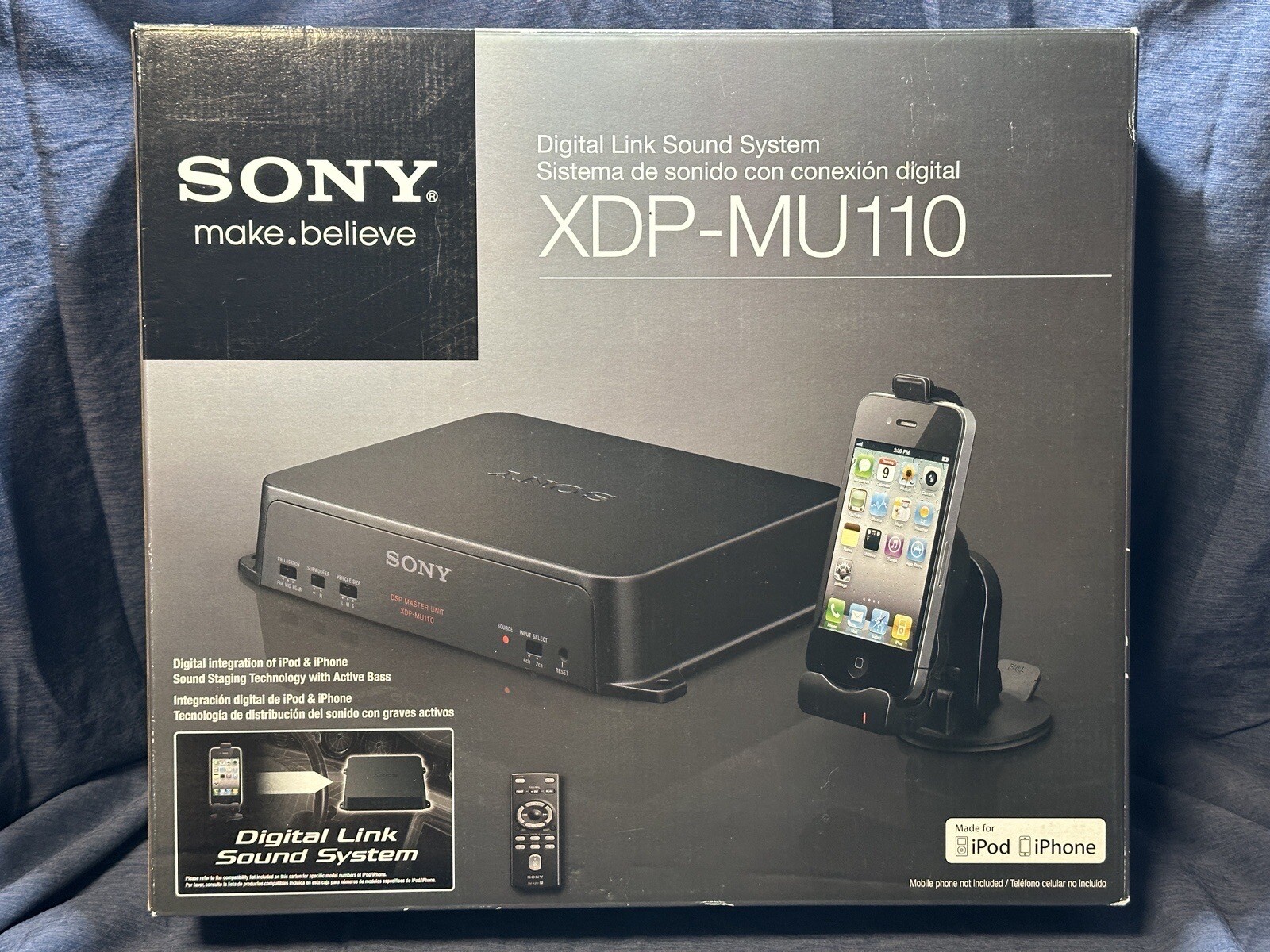 SONY XDP-MU110 Digital Link Sound System iPod iPhone Car Stereo System BRAND NEW
