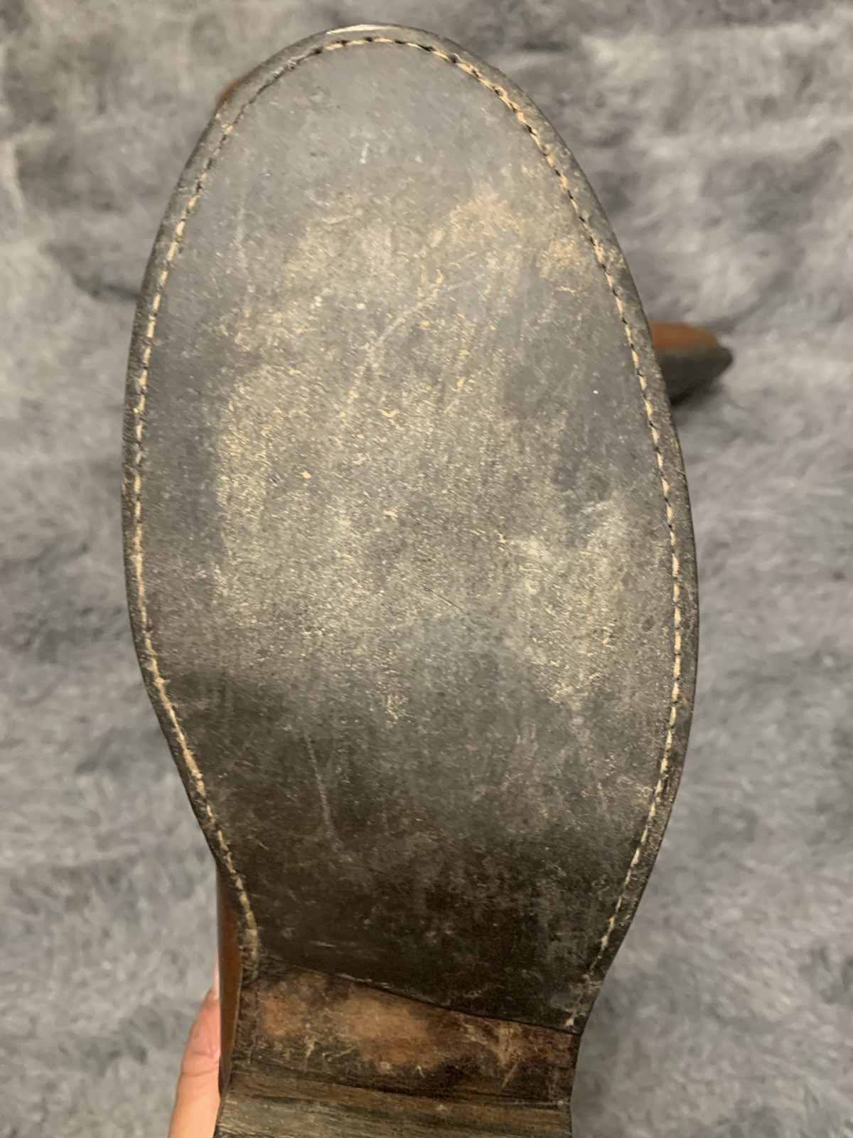8 EE Lucchese 2000 Brown Leather Classic Cowboy Rodeo Boots