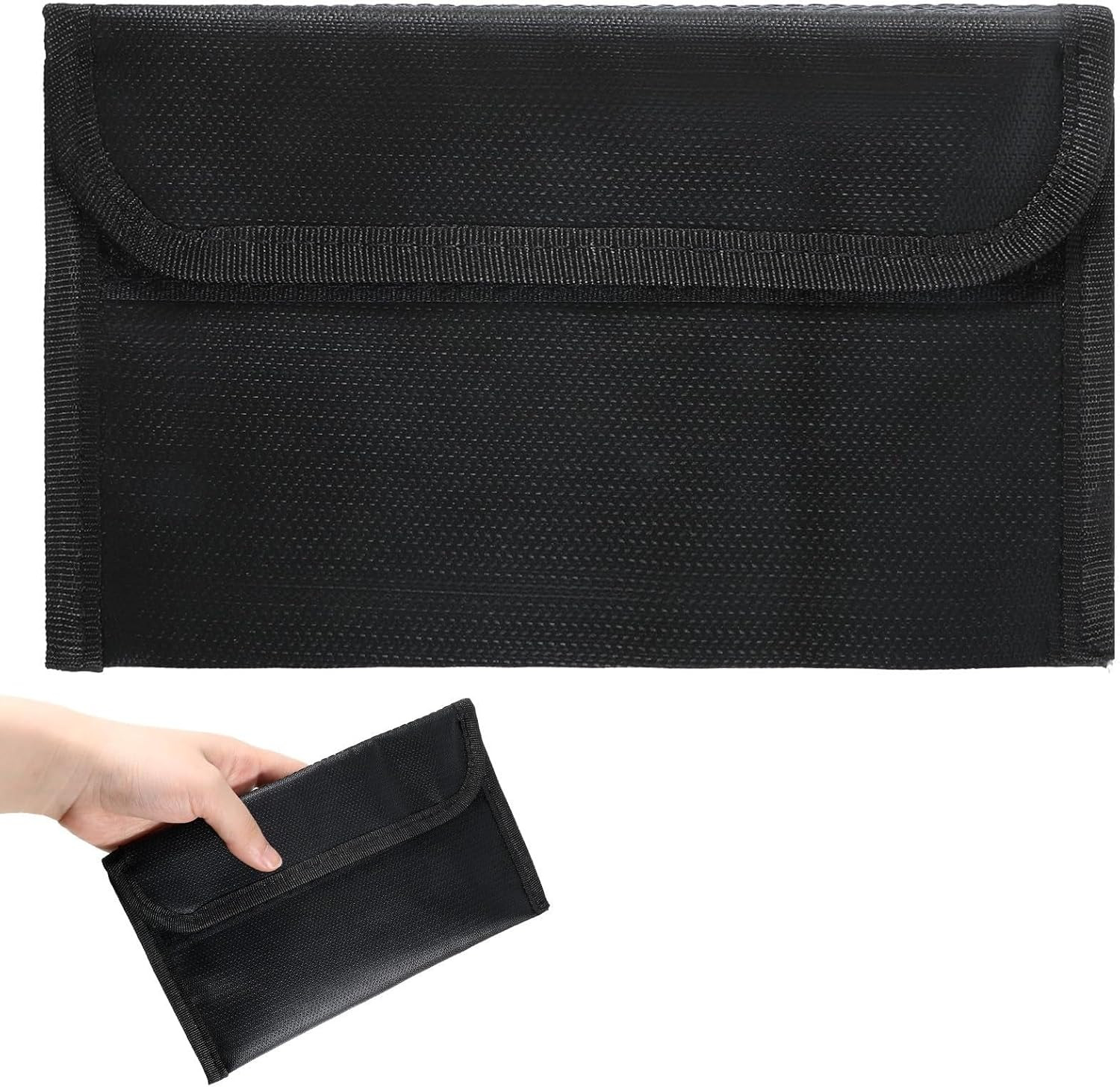 Waterproof and Fireproof Money Bag, 5200°F Water Resistant Fire Proof Money Bag