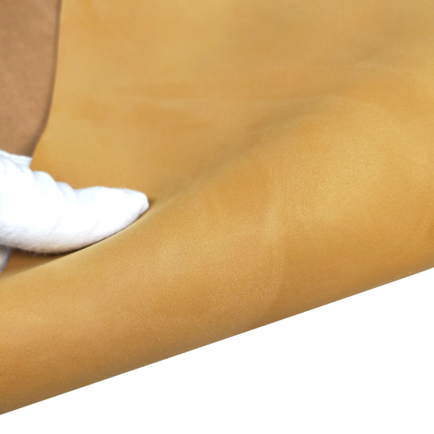 5-6OZ Yellow Gold Head Brushed Genuine Cowhide Leather Sheets Multi-size
