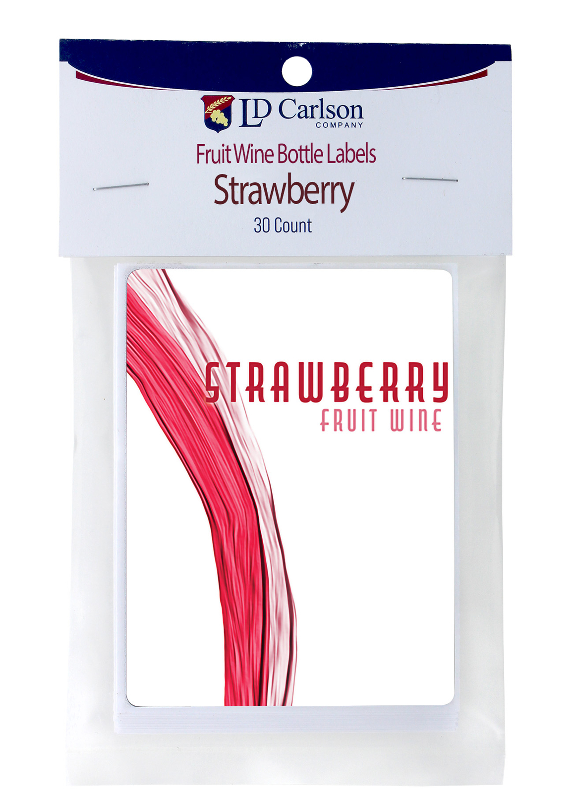 Strawberry Fruit wine Labels 30/Pack Fruit Labels Collection