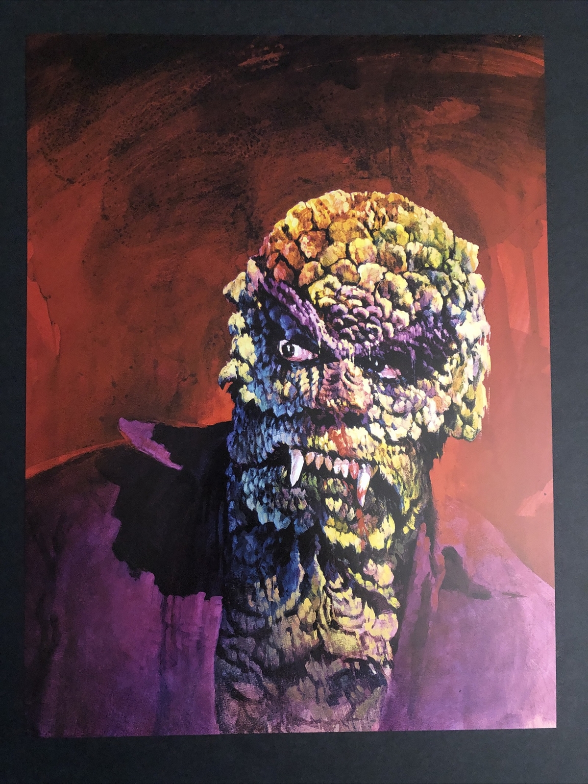 Famous Monsters Of FilmLand Sun Demon- Horror Movie Poster 8.5"x11" Basil Gogos
