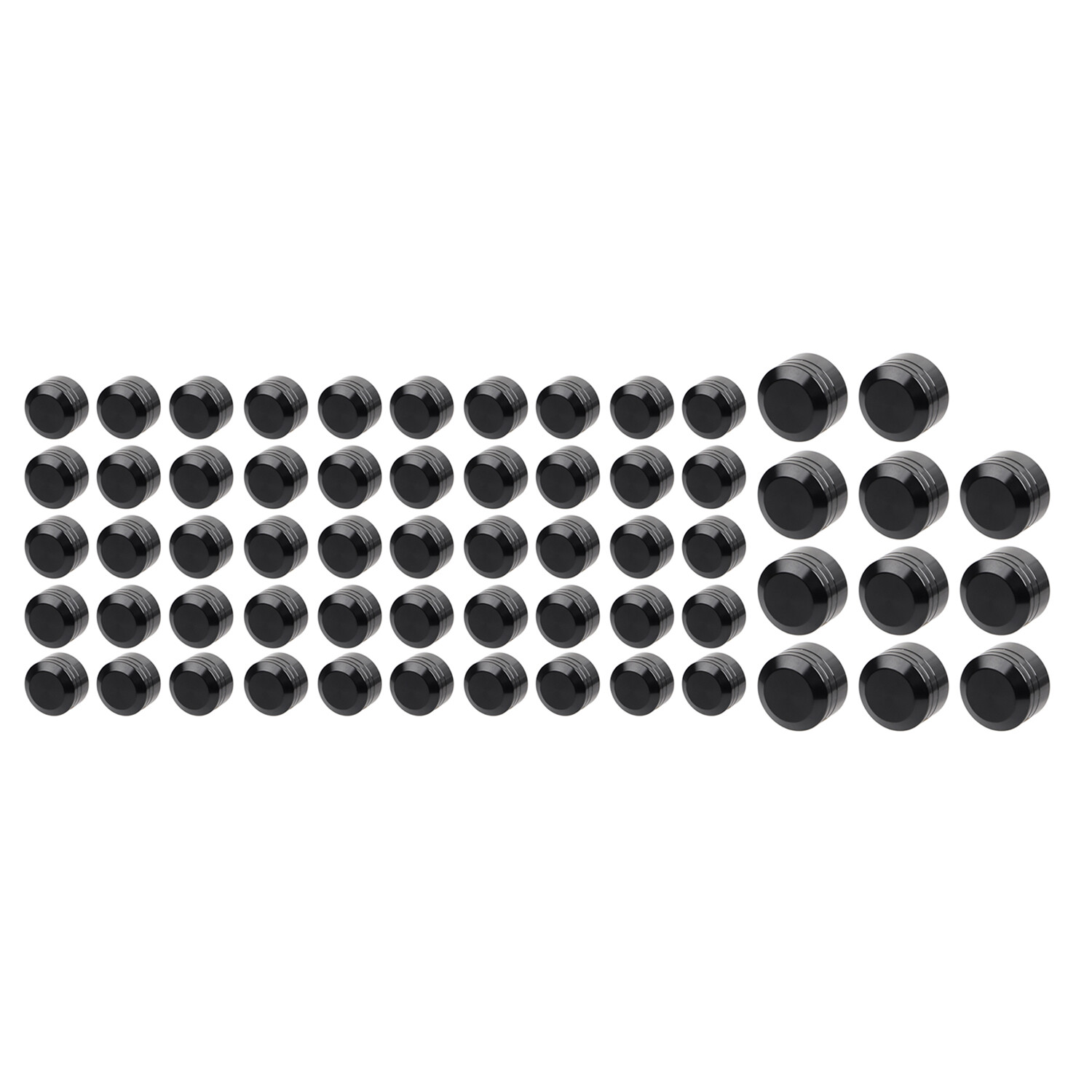 61pcs Engine Bolt Screws Covers Cap For Harley Heritage Softail Springer Fat Boy