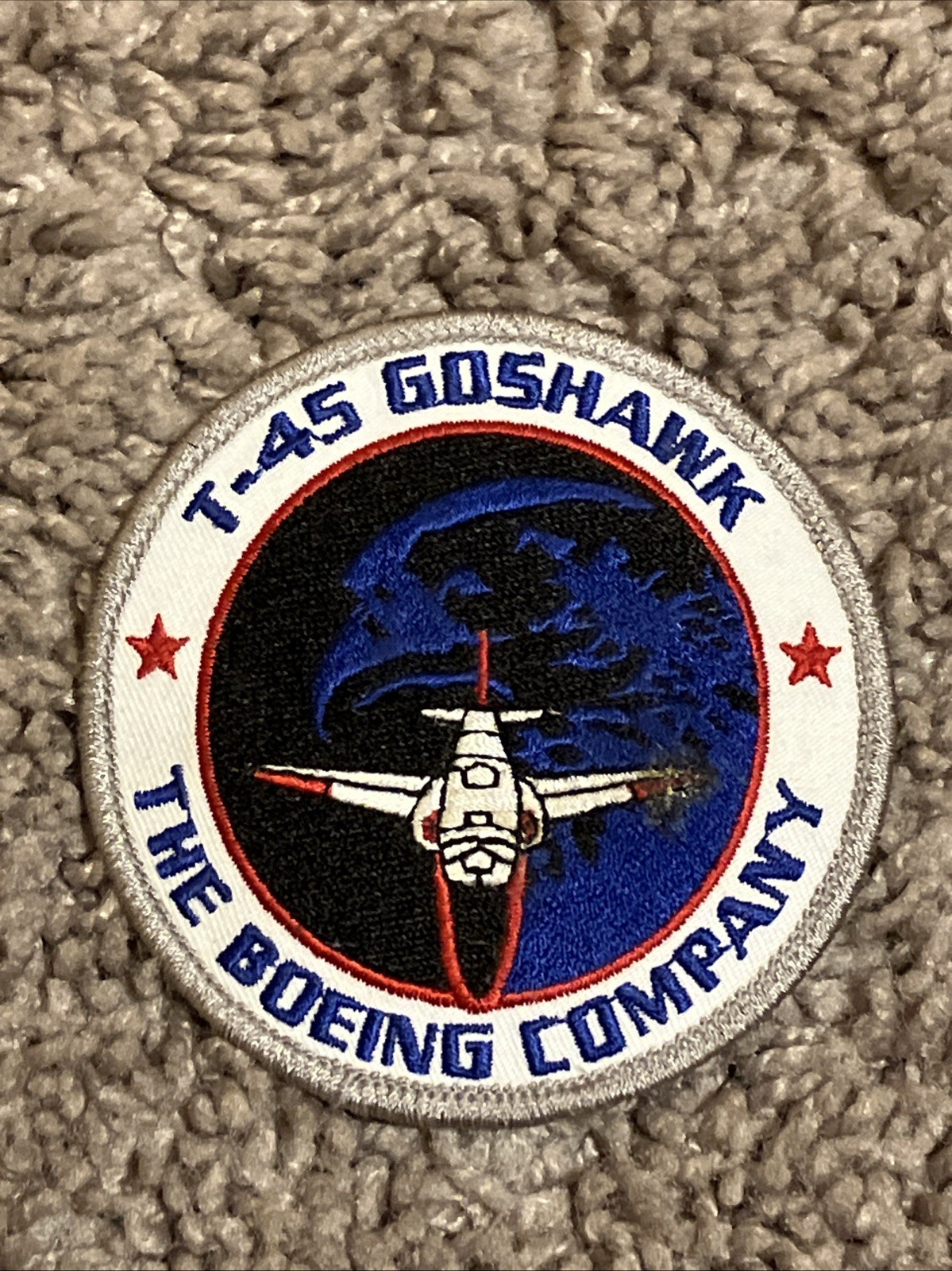 Boeing T-45 GOSHAWK US Navy USMC Aviator Training Squadron Jacket Patch 3-1/4”