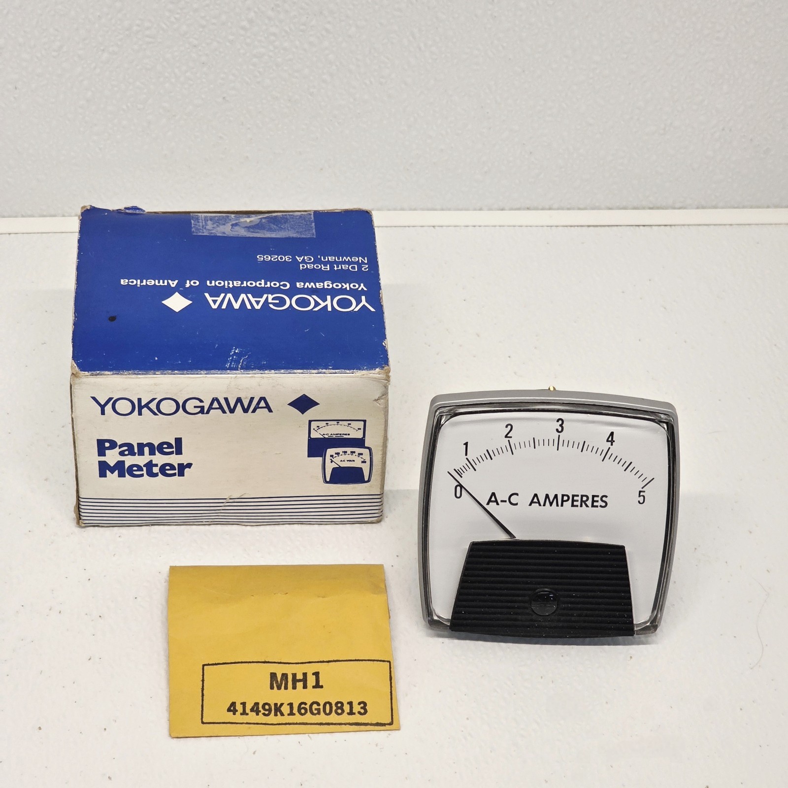 YOKOGAWA 250340-LSLS AC Amperes Panel Meter Scaled 0-5 250340LSLS 0-5A AC *NOS*