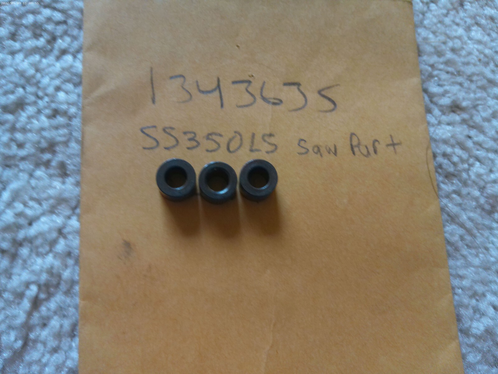 THREE !!! Delta Long Bushings 1343635