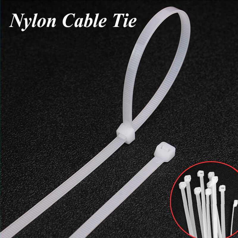 10mm Self-Locking Plastic Nylon Cable Ties Zip Ties Wrap Wire Cord Zip Tie Strap