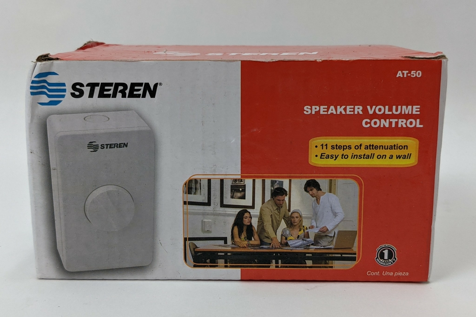 Steren Speaker Volume Control with 11 Steps of Attenuation AT-50