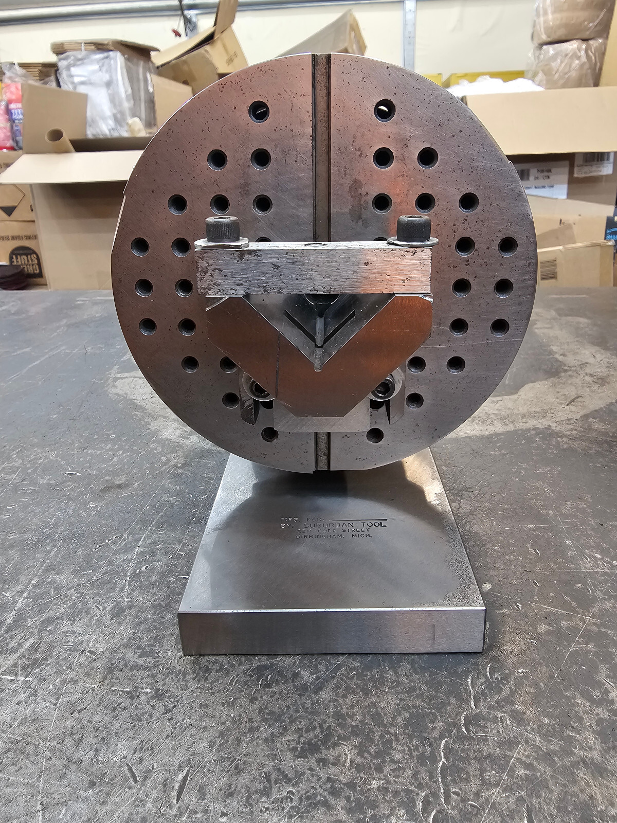 Suburban WG1-6 Grinding Spin Fixture 4-1/4" Center Height (Harig Grind All #2)