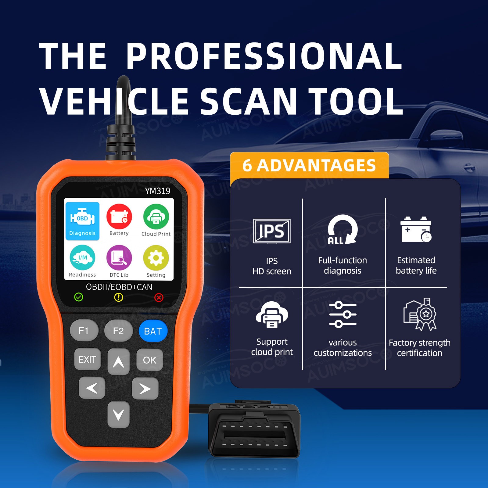 For Nissan Rogue OBD2 Scanner Code Reader Check Engine Car Diagnostic Tool