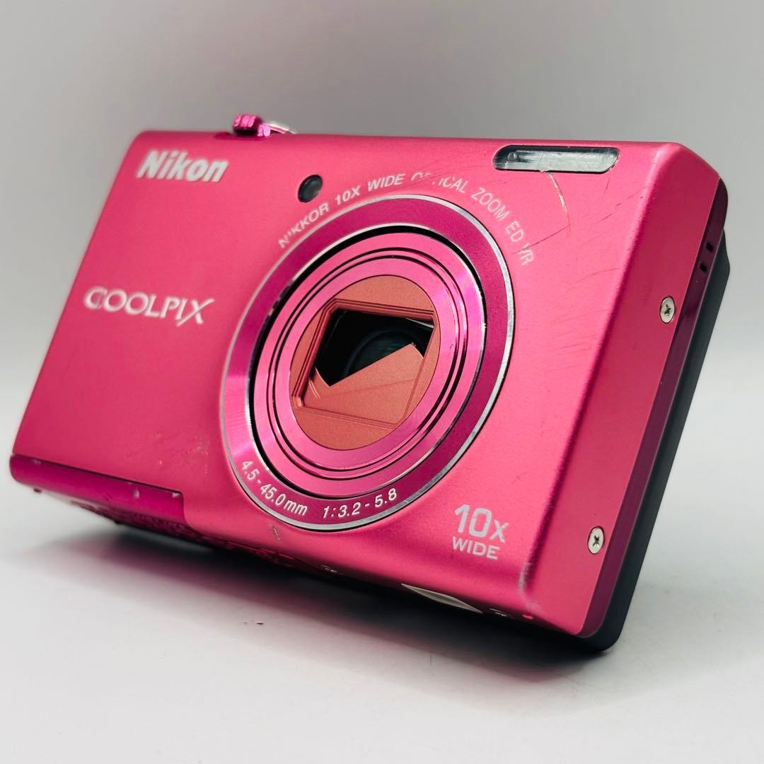 Nikon COOLPIX S6200 Pink Digital Camera 16.0MP 10x Zoom ISO 80-3200 HD movies