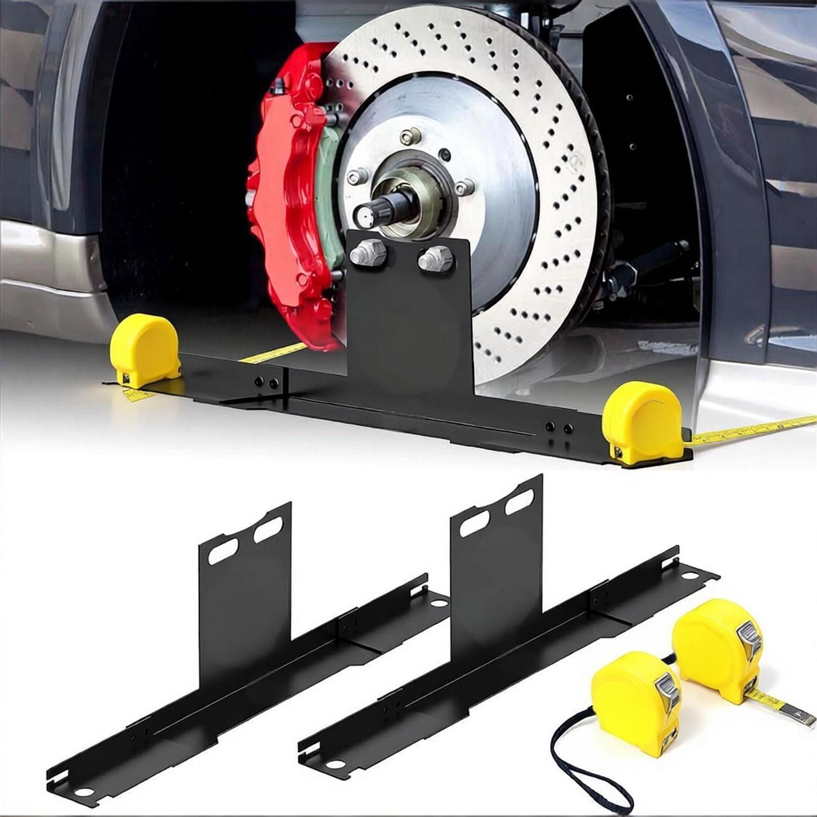 2 Pieces Wheel Alignment Tool Sturdy Accessory Durability with Tape