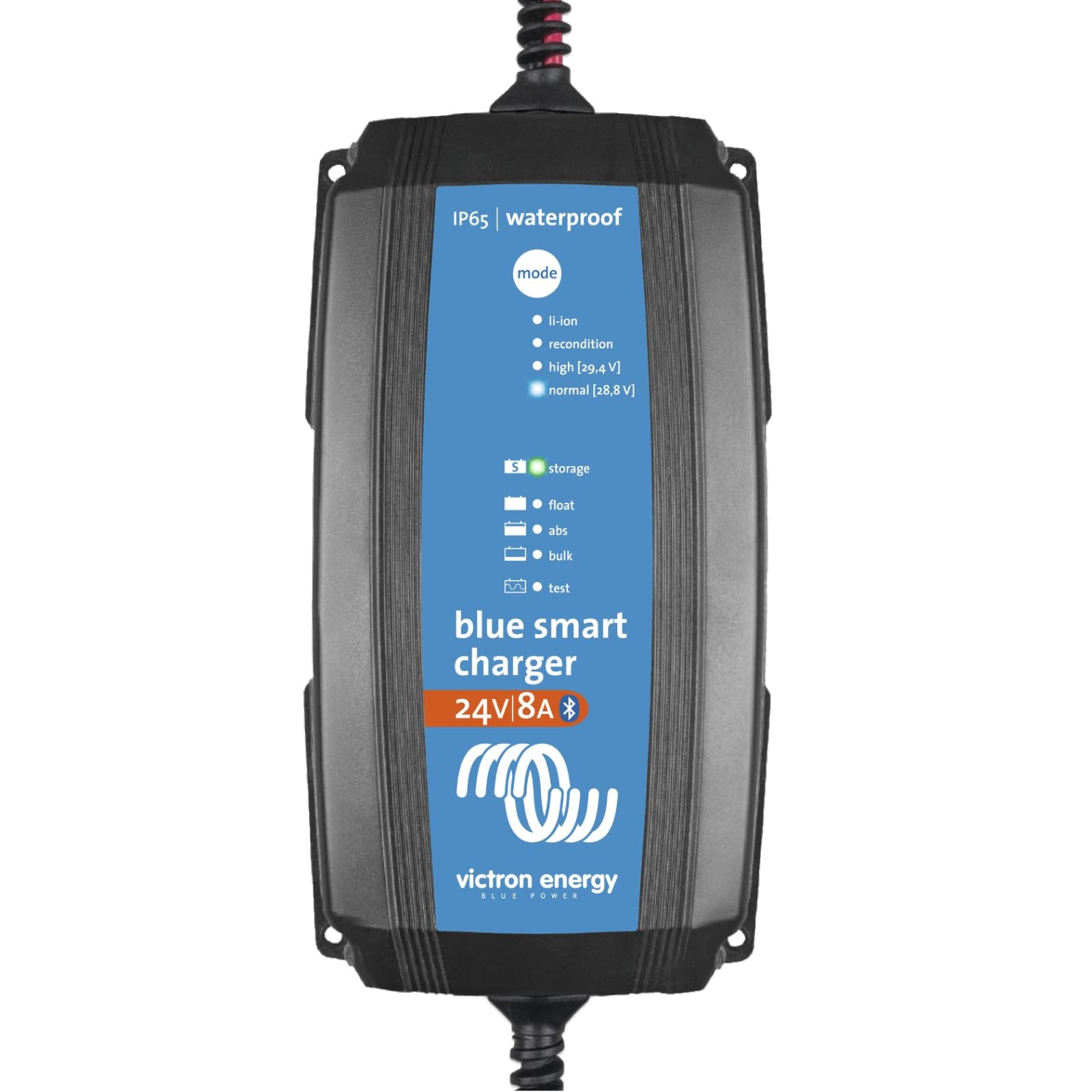 Victron Energy Blue Smart IP65 Car Battery Charger 24V/08A 120VAC,