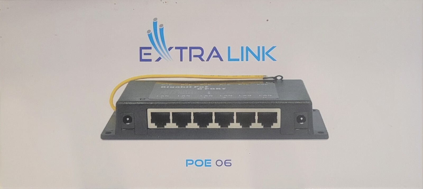 EXTRALINK ZQPOEGI006 6 Ports Gigabit PoE injector