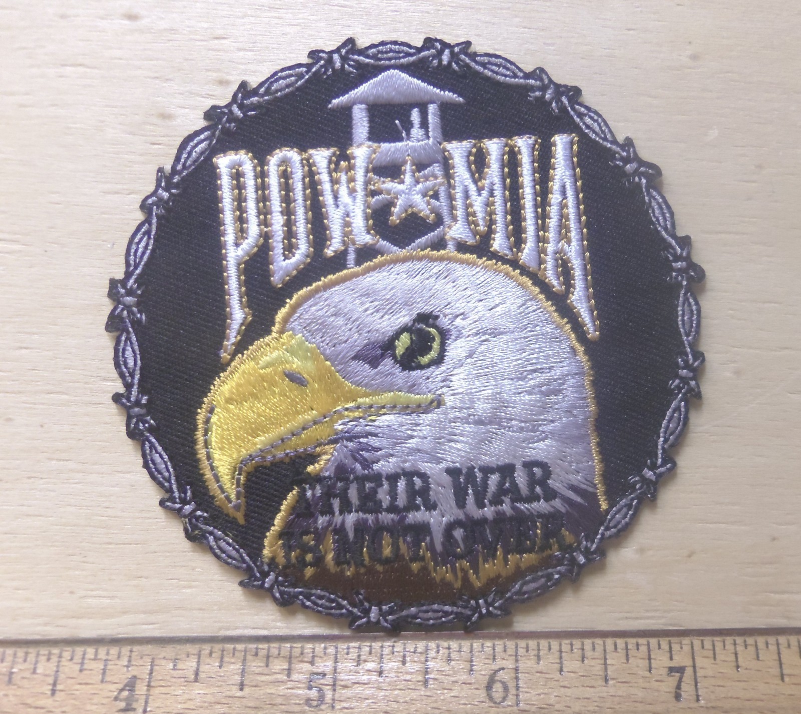 POW * MIA - Their War is Not Over Embroidered Patch