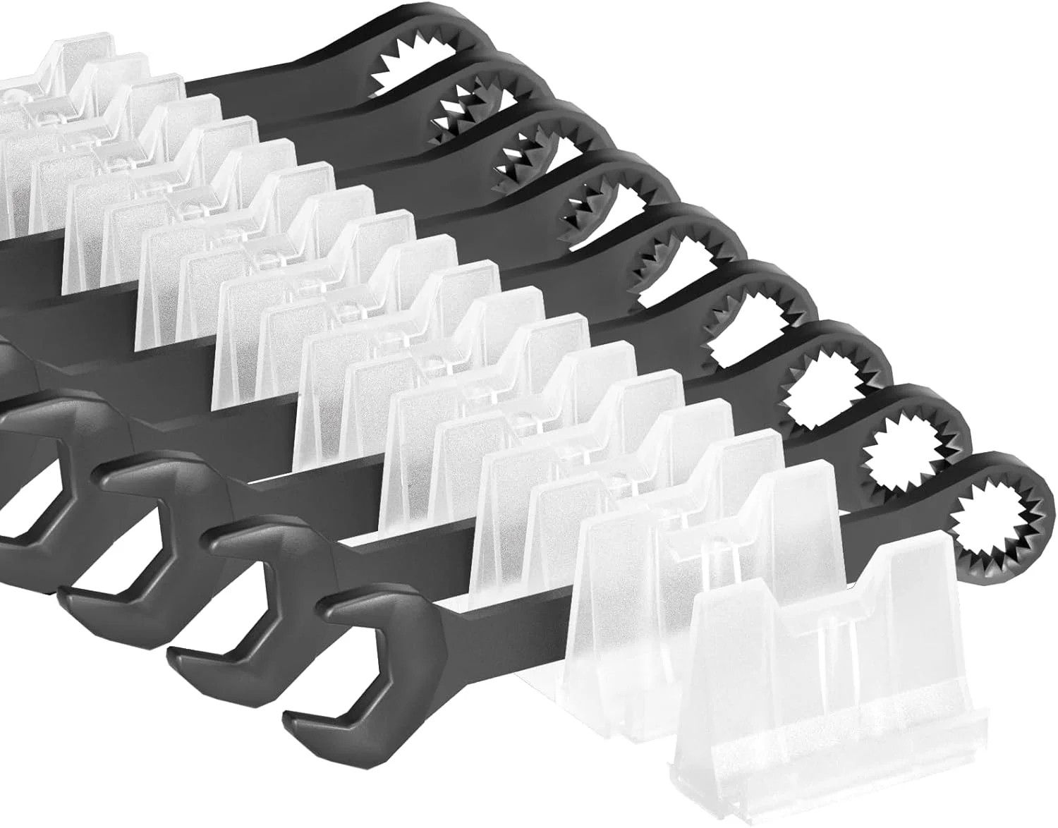 40PCS Modular Wrench Organizer Wrench Holder - Wrench Tool Organizers for Tool D