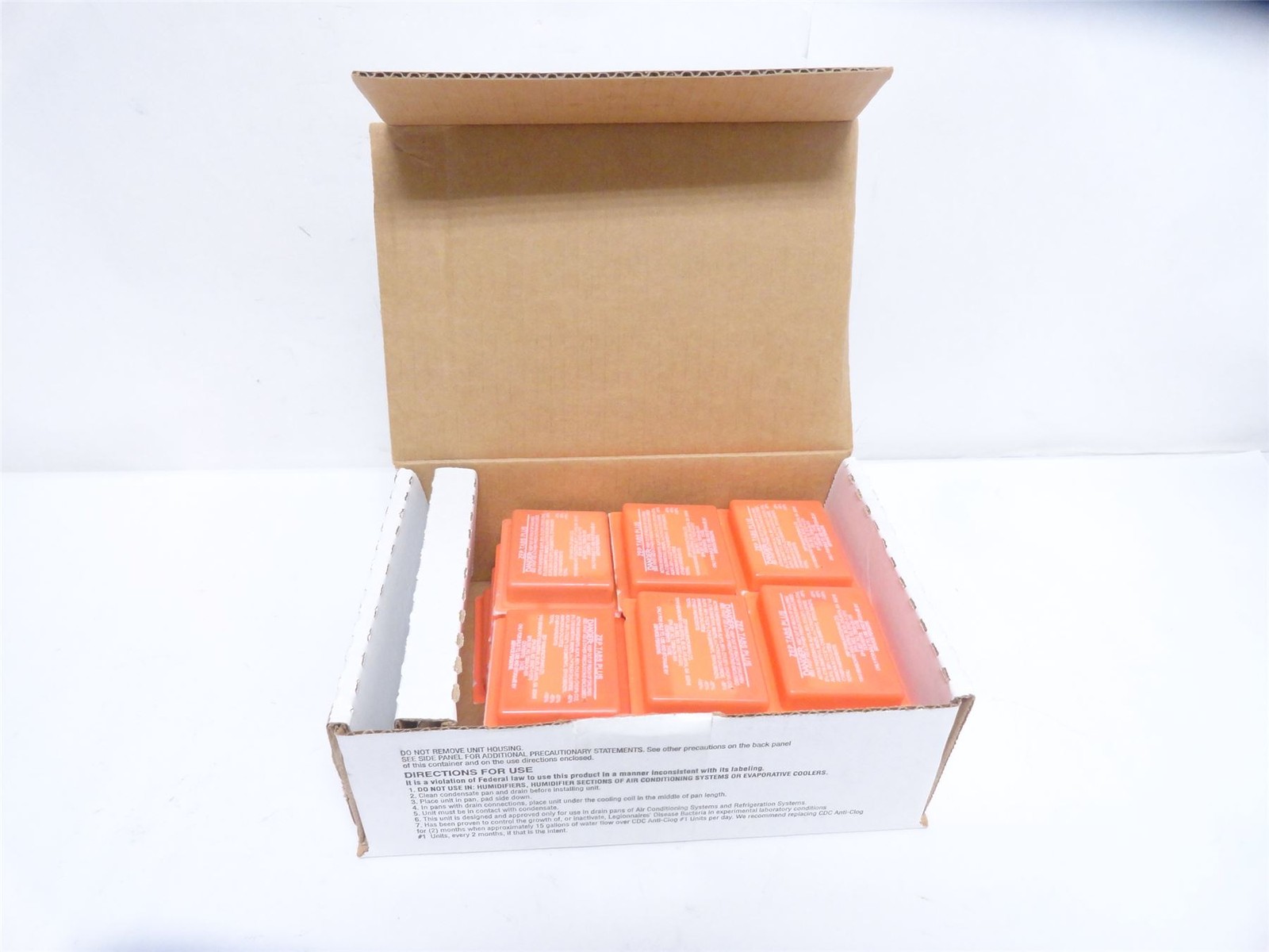 249553 New In Box; ZEP 130012 Box-24 Condensate Pan Treatment Pads; 0.8oz