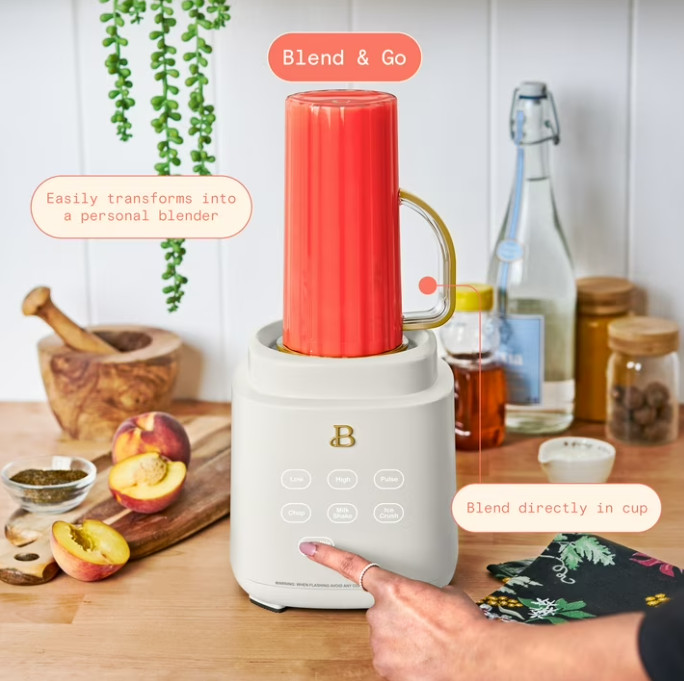 Beautiful PowerExact Blender System, White Icing by Drew Barrymore