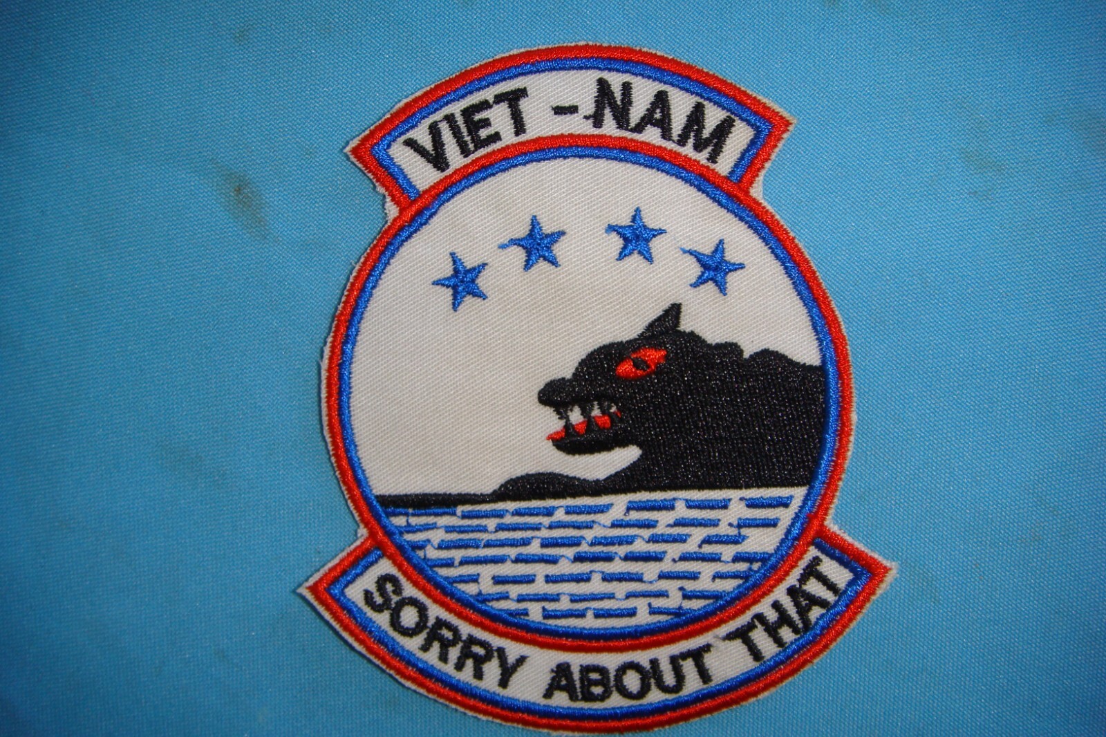 VIETNAM WAR PATCH, US 5th SPECIAL FORCES Grp VIETNAM SORRY ABOUT THAT