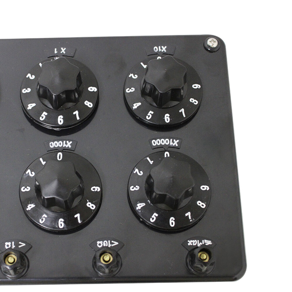 Precision Plastic Variable Decade Resistance Resistor Box Teaching Instrument