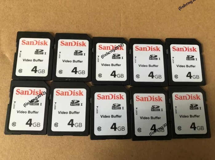10PCS  SANDISK 4GB SD CARD SDHC