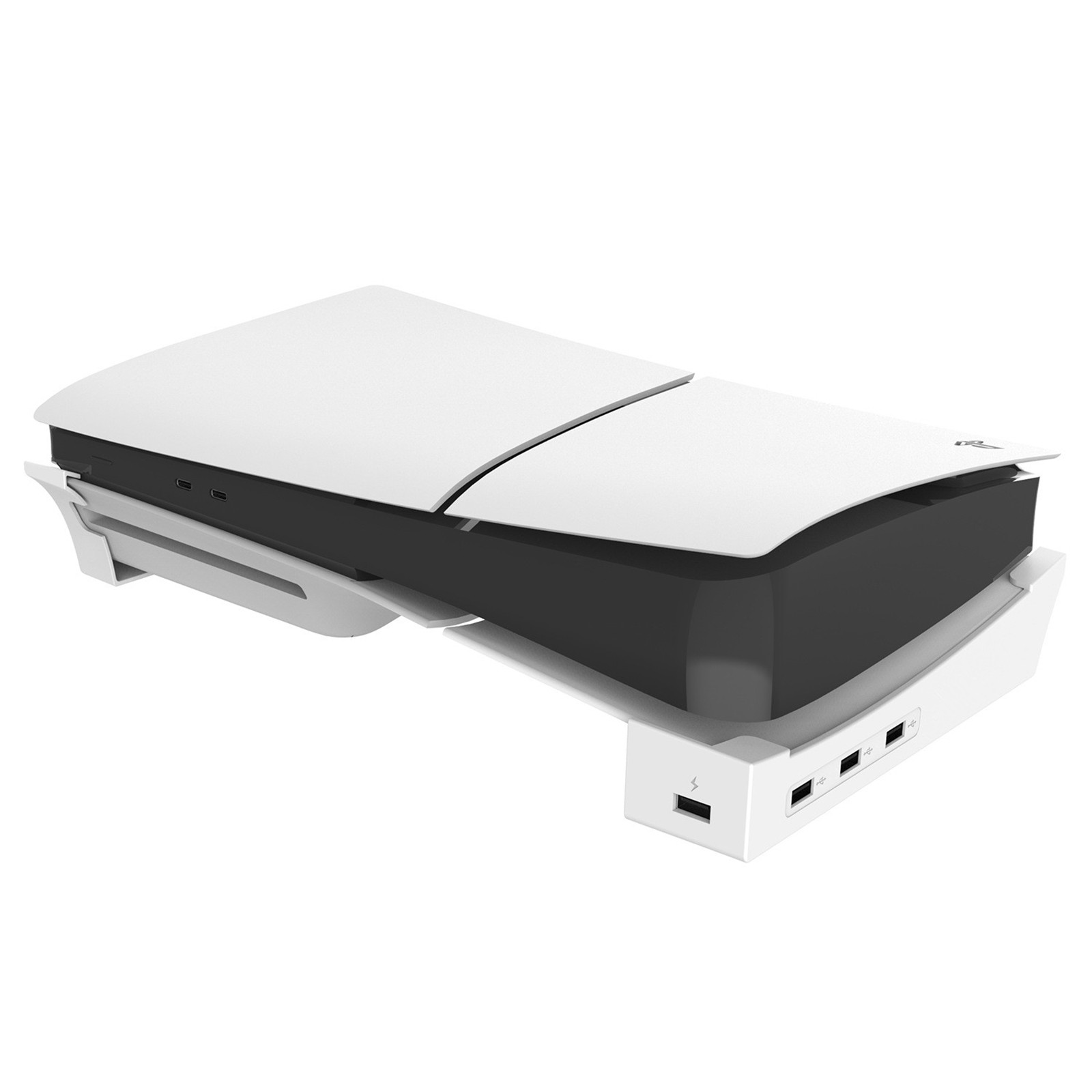 Holder Bracket With 4 Port USB Hub Replacement Commponents For PS5 Slim Console