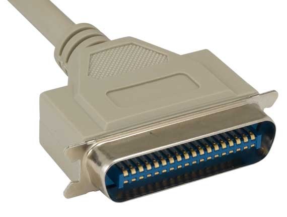 10ft DB25M to CN36M Parallel Printer Cable, 25C