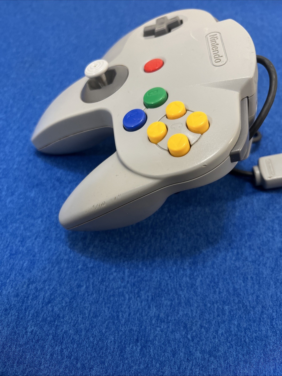 Nintendo 64 Controller Gray OEM NUS-005 Tight Joystick 9/10 Tested