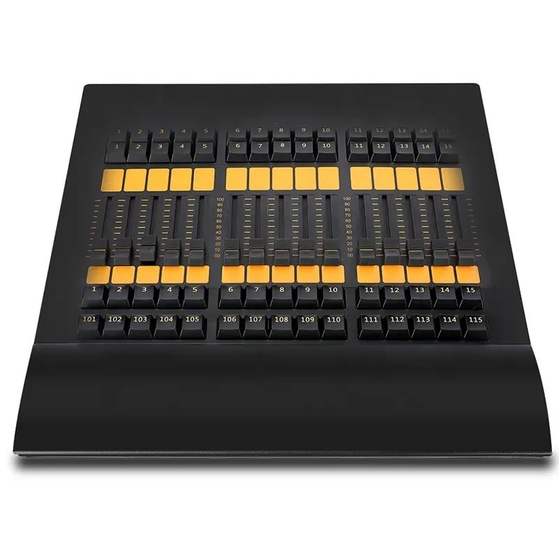 DMX512 Console MA on PC Fader Wing Stage Light Controller with Fly Case