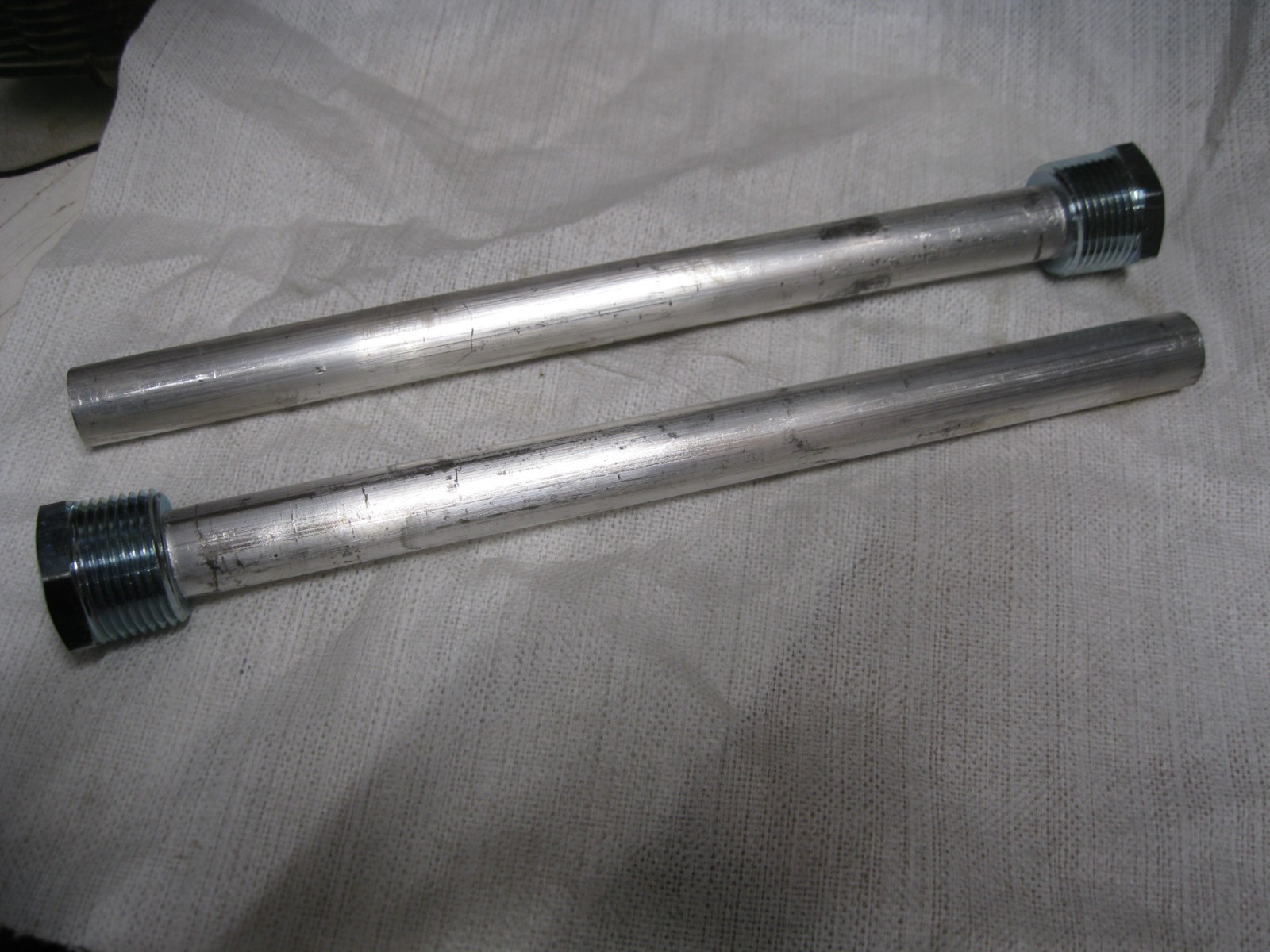 2 QTY, RV Water Heater Anode Rod Aluminum Zinc  - Fits Suburban and Mor-Flo