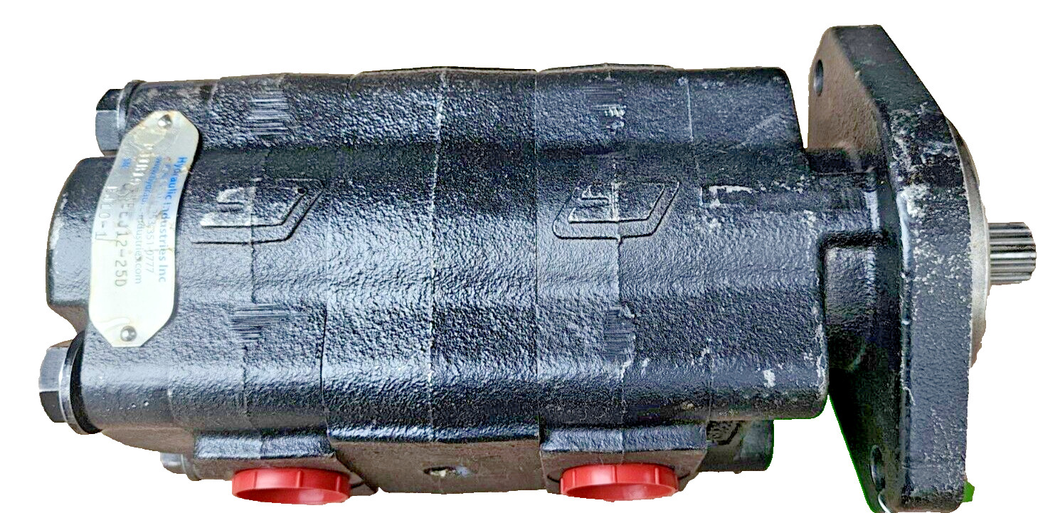 HYDRAULIC INDUSTRIES INC. P31B197BEEJ12-25D HYDRAULIC DOUBLE PUMP - P31B197