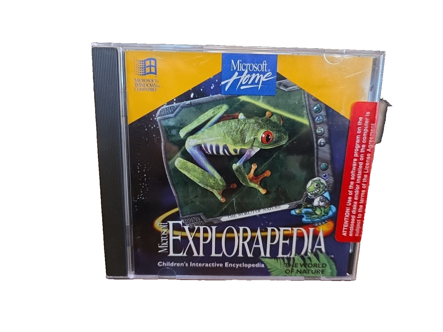 Vintage Microsoft Home Explorapedia CD-ROM - Perfect Disc